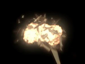 jet plane explosion 3D Model