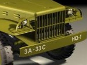military jeep transport 3D Model