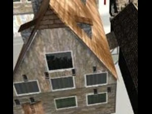 european village buildings home house 3D Model