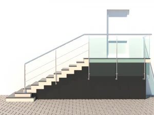 porch stair 3D Model