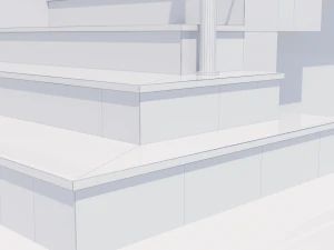 porch stair 3D Model