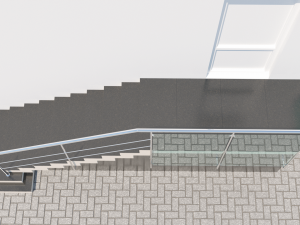porch stair 3D मॉडल