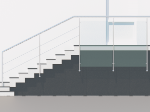 porch stair 3D मॉडल