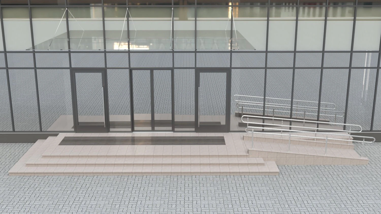 Porch 3D Model .c4d .max .obj .3ds .fbx .stl .blend 