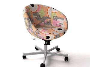 Krzesło obrotowe ikea skruvsta Ankarsvik Model 3D