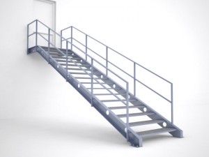 metal stair 3D Model