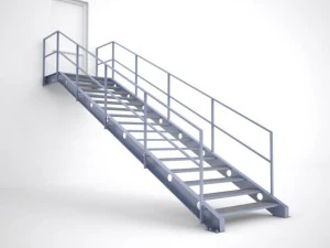 金属製の階段 3Dモデル