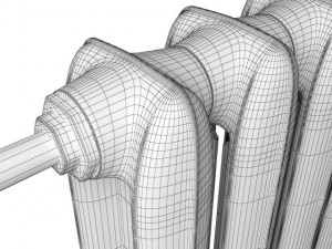 home radiator 3D मॉडल