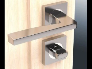 krom kapı tokmağı 3D Model