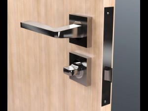 chrome doorknob 3D Model