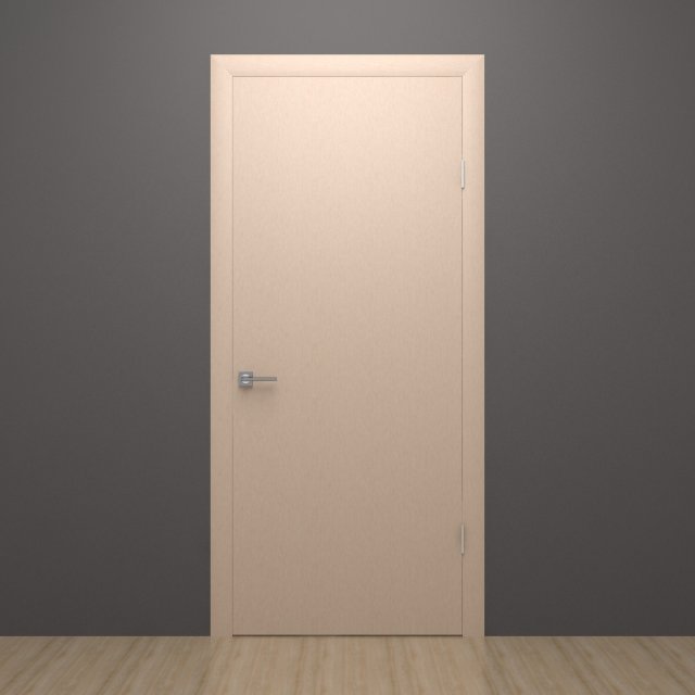 the simple door Modelo 3D .c4d .max .obj .3ds .fbx .stl .blend 