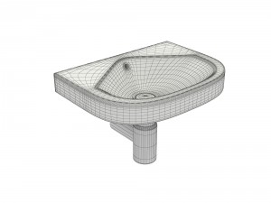 the small washbasin 3D Модель