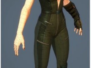 space woman 3D Modell