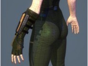 space woman 3D Modell