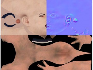 space woman 3D Modell