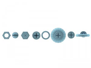 fasteners 3D Model