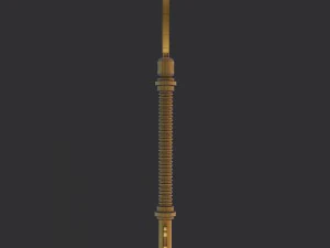 golden key 3D Model