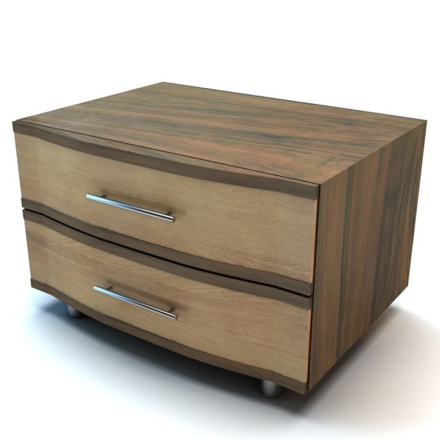bedside stand 3D मॉडल .c4d .max .obj .3ds .fbx .stl .blend