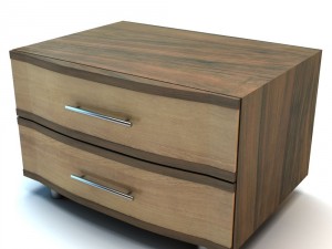 bedside stand Modèle 3D