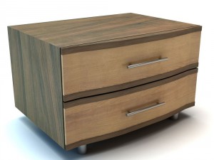 bedside stand 3D 모델