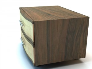 bedside stand 3D 모델