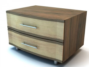 bedside stand 3D 모델