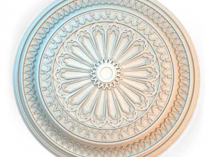 roseta cl&aacute;ssica Modelo 3D