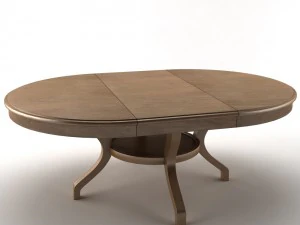 mesa extendida Modelo 3D