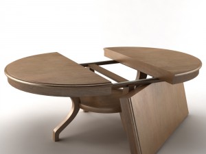 table extended 3D Model