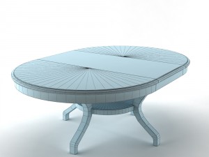 table extended 3D Model