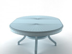table extended 3D Model