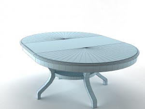 table extended 3D Model