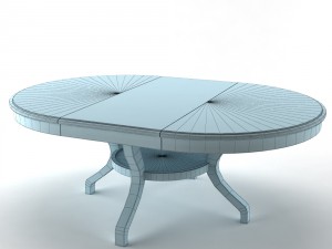 table extended 3D Model