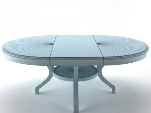 table extended 3D Model