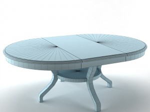 table extended 3D Model