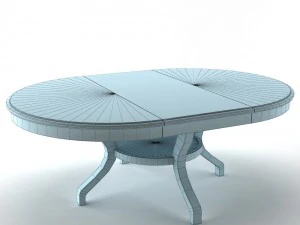 table extended 3D Model