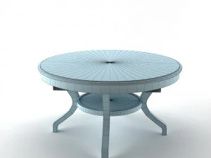 table extended 3D Model