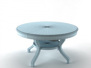 table extended 3D Model