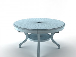 table extended 3D Model
