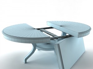 table extended 3D Model