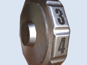 counter wheel 3D Model