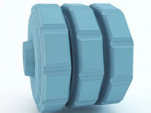 counter wheel 3D Model