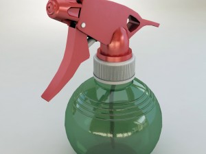 spray plastic bottle Modèle 3D