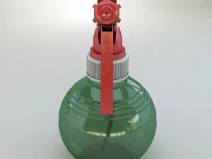 스프레이 플라스틱 병 3D 모델