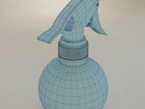 스프레이 플라스틱 병 3D 모델