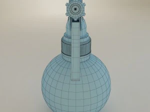 스프레이 플라스틱 병 3D 모델