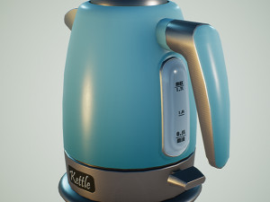 electric kettle 3D Modell