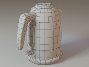 electric kettle 3D Modell