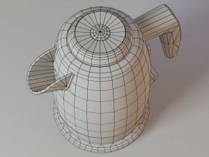 electric kettle 3D Modell
