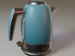 electric kettle 3D Modell